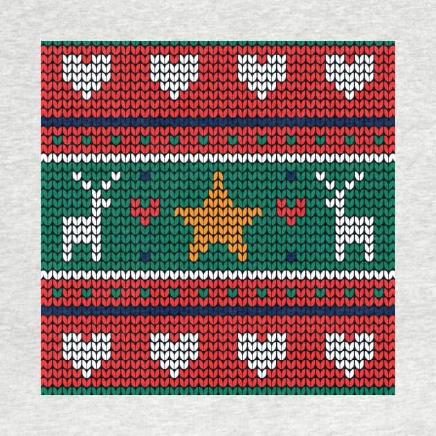 Christmas knitted pattern by Inspired-DS